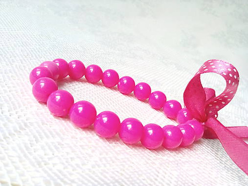 Pin Up bracelet (fuchsia) — foto 2