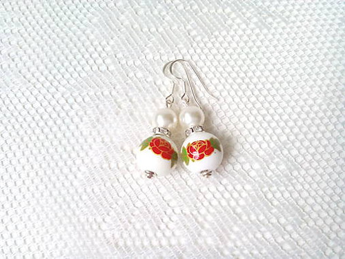 Romantic earrings (Swarovski/Silver) — foto 2