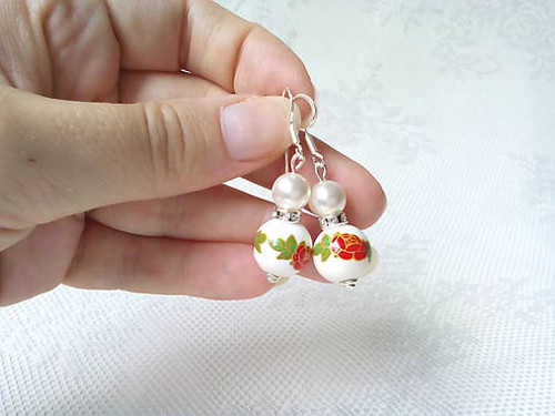Romantic earrings (Swarovski/Silver) — foto 3