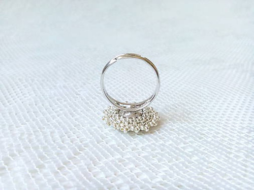 Silver Star ring (Swarovski / Rhodium) — foto 3