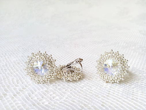 Silver Star set (Swarovski / Rhodium) — foto 2