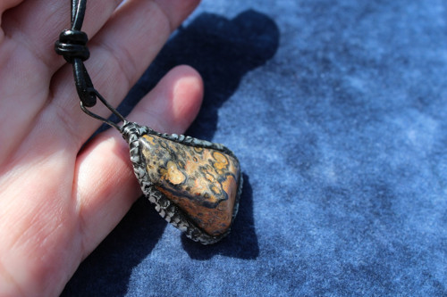 JASPIS LEOPARDÍ - ocínovaný minerál — foto 2