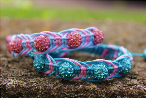 DeLux Crystal.. Náramek shamballa — foto 2