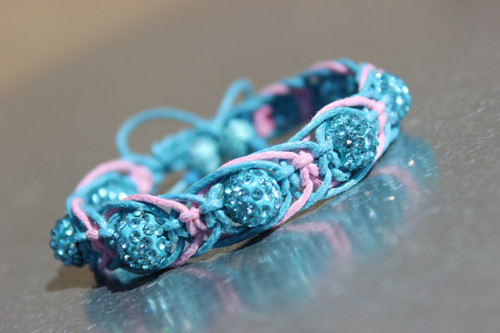 DeLux Crystal.. Náramek shamballa — foto 3
