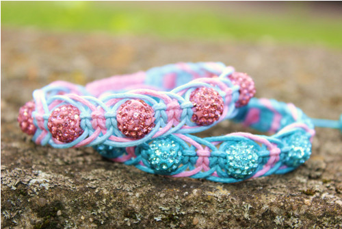DeLux Crystal.. Náramek shamballa — foto 4