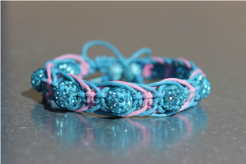 DeLux Crystal.. Náramek shamballa — foto 5