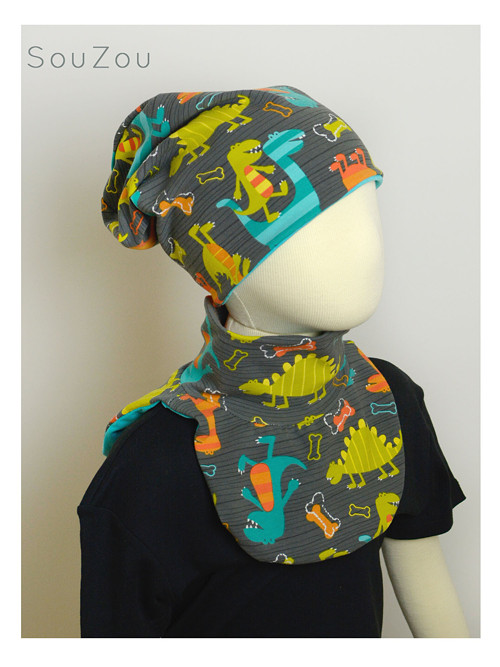 Čepice slouchy beanie DINO — foto 3