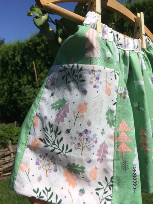 Podzimní les - sukně s kapsami — foto 2