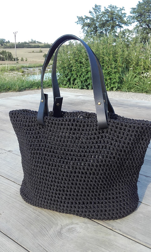 Kabelka háčkovaná "nera" — foto 3