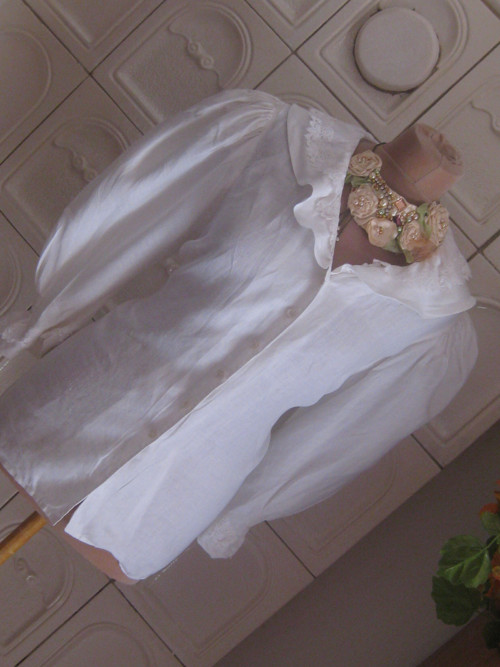 Lněná dobová jupka — foto 2