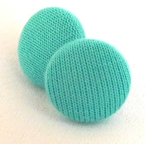 Buttonkové náušnice Mentolové — foto 2