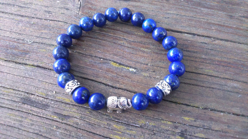 Náramek -"Lapis lazuli"- — foto 2