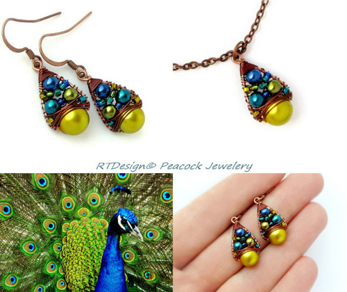 Náhrdelník PEACOCK — foto 4