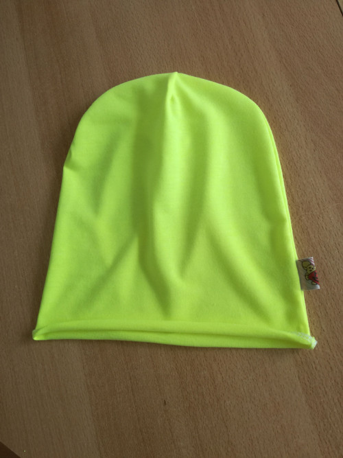 Čepka žlutá neon — foto 2