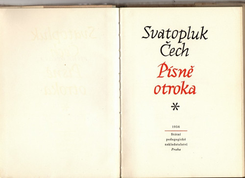 Svatopluk Čech - Písně Otroka — foto 2