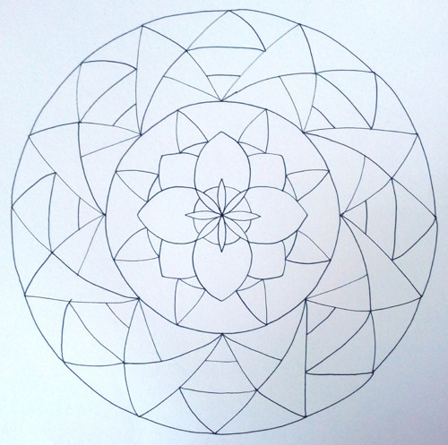 Mandala k vybarvení velká 11 — foto 2
