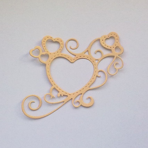 Výsek - Ozdobný ornament srdíčka — foto 2