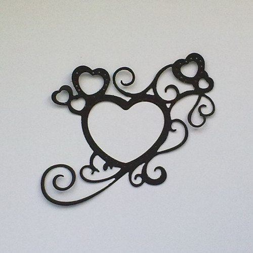 Výsek - Ozdobný ornament srdíčka — foto 2