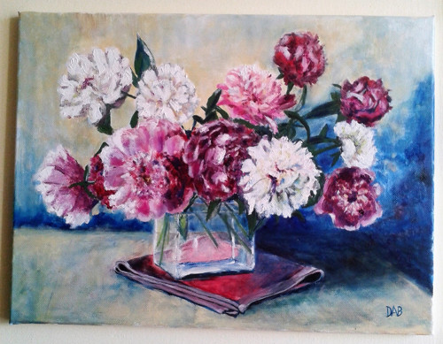 Pivoňky 40x30 cm — foto 4