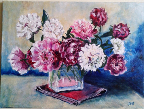 Pivoňky 40x30 cm — foto 5