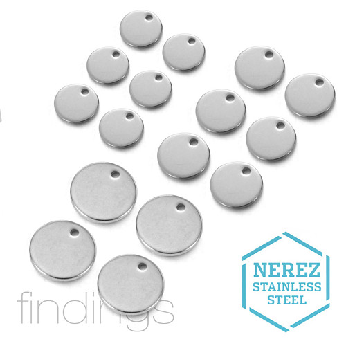 Přívěsek kolečko NEREZ > 6mm / 6 ks — foto 2