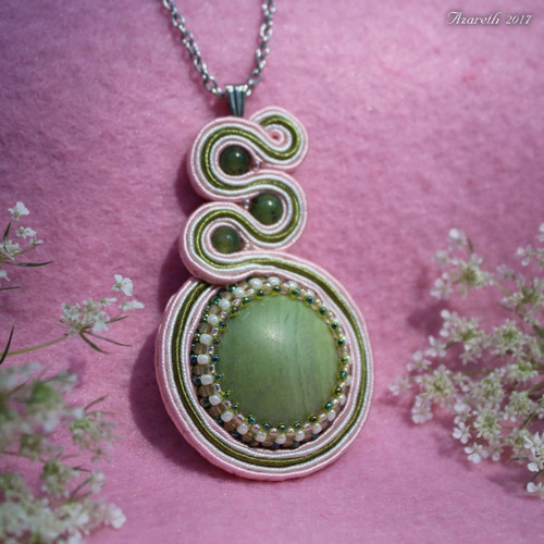 Náhrdelník Serpentinové kyvadlo — foto 2