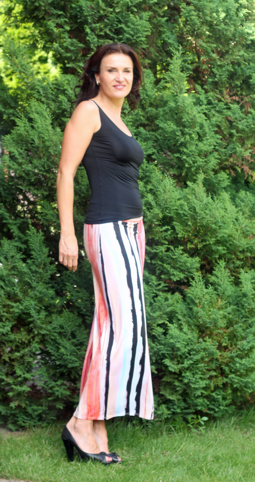 Dlouhá sukně s pruhy — foto 3