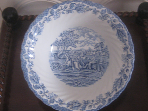 Anglický venkov - porcelánová miska — foto 2