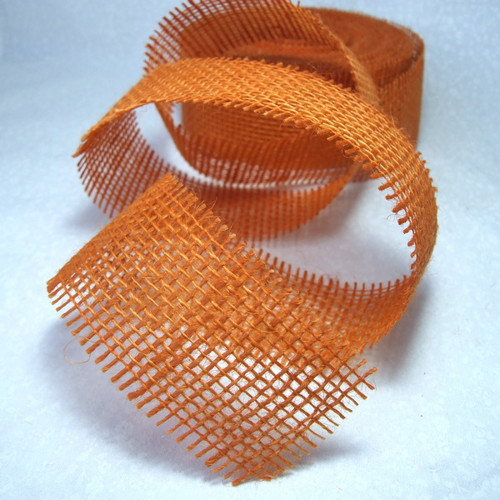 Jutová stuha oranžová — foto 2