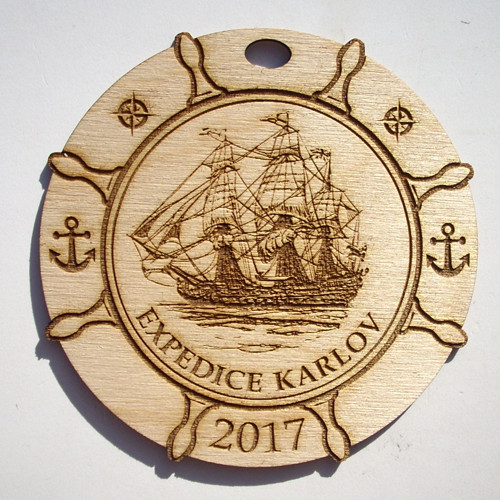 Dřevěné MEDAILE "Expedice Karlov 2017"... — foto 2