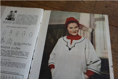 Móda, textil ... 11/1955 ... slovensky — foto 4