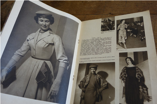Móda, textil ... 7/1955 ... slovensky — foto 4