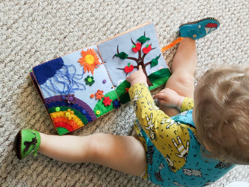 Quiet book - růžový — foto 2