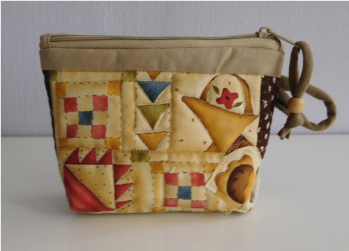 Slunečnice, patchwork - taštička — foto 4