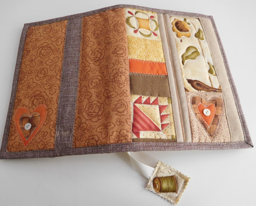 Obal na knihu - patchwork,slunečnice — foto 3