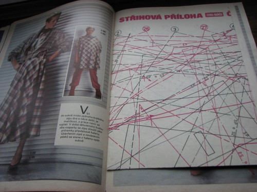 Časopis Žena a móda, číslo 1/1985, střihy! — foto 3