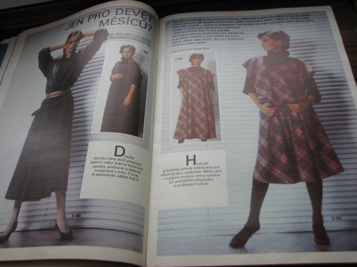 Časopis Žena a móda, číslo 1/1985, střihy! — foto 5