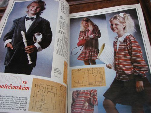 Časopis Žena a móda, číslo 11/1990, střihy! — foto 2
