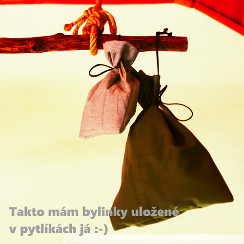 Pytlík např. na bylinky, originál — foto 4