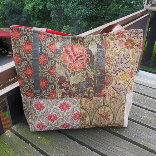PATCHWORK BIG BAG * no. 01* PARROT® — foto 3