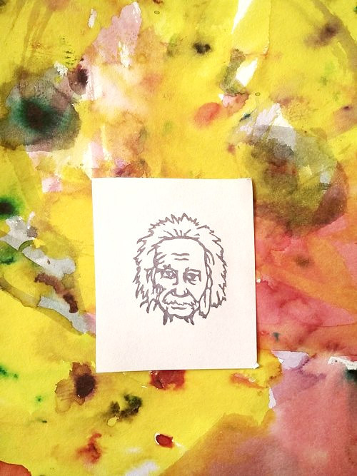 Einstein 50. Obrázkové razítko. — foto 2