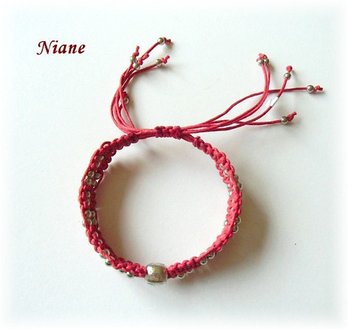 Jing-jang trojitý - shamballa / macramé — foto 5