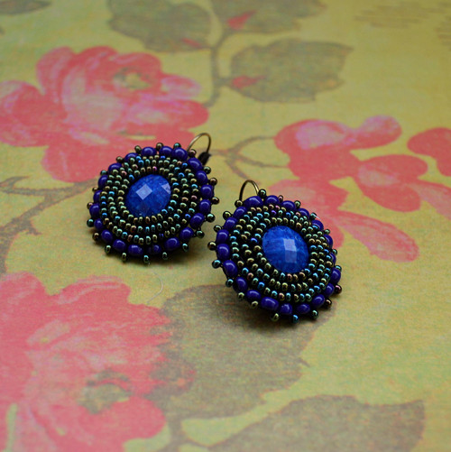 Blue&Iris earrings — foto 4