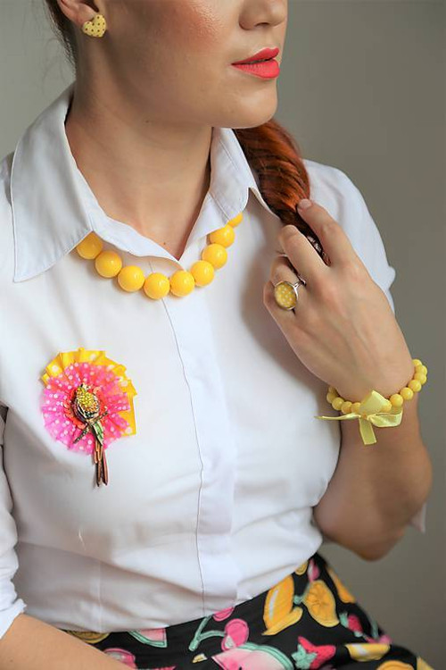 Retro parrot (brooch) — foto 2