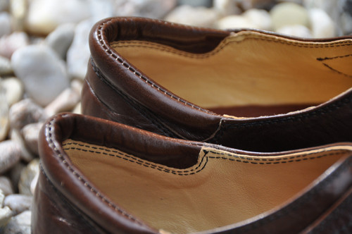 Kožené retro boty na suchý zip-Dark Brown — foto 3