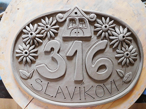 Keramická cedulka - slavíkovi — foto 3