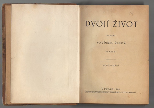 Vavřinec Řehoř - Dvojí život — foto 2