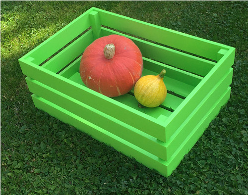Dřevěná bedýnka "Garden" - Green — foto 3