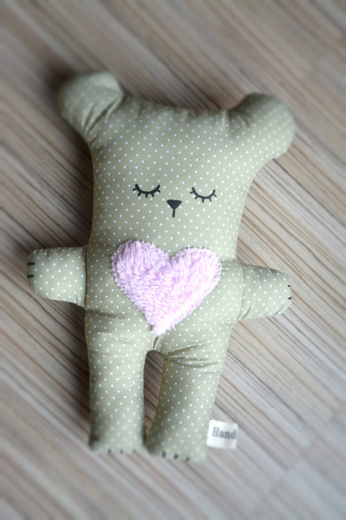 Wide Bubu Bear brown/white dots — foto 2