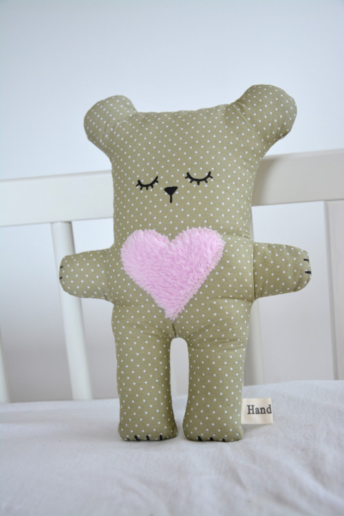Wide Bubu Bear brown/white dots — foto 3